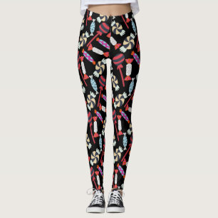 Candy pattern   Lollies pattern   lollipop 14 Leggings