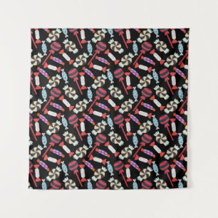 Candy pattern Lollies pattern lollipop 14 Tapestry