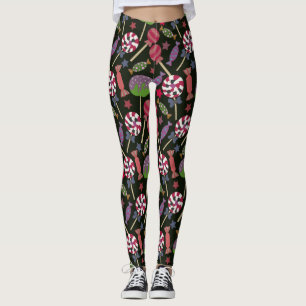 Candy pattern   Lollies pattern   lollipop 16 Leggings