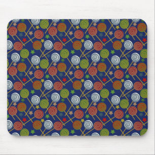 Candy pattern   Lollies pattern   lollipop 17 Mouse Pad