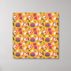 Candy pattern   Lollies pattern   lollipop 23 Canvas Print