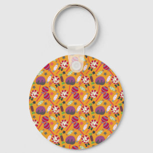 Candy pattern Lollies pattern lollipop 23 Key Ring