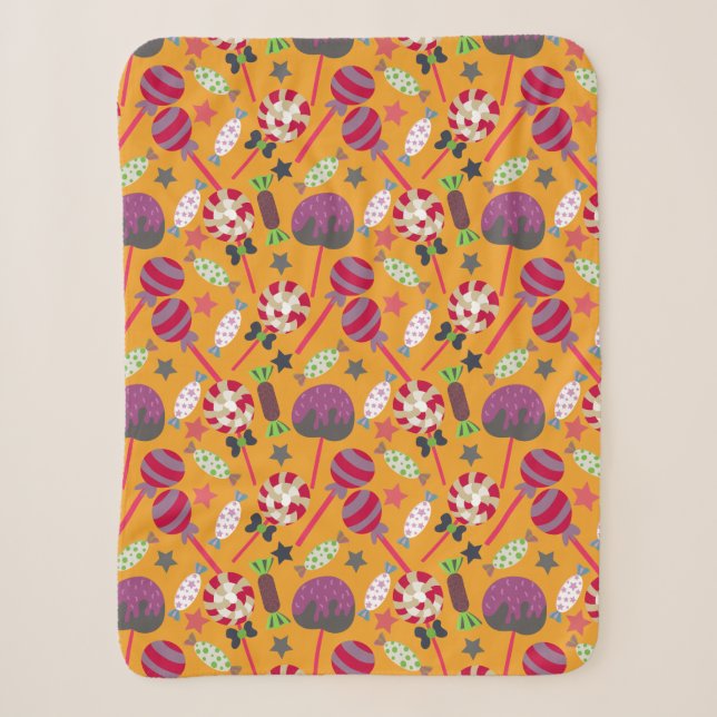 Candy pattern | Lollies pattern | lollipop 23 Sherpa Blanket (Front)