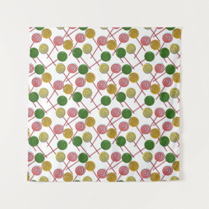 Candy pattern Lollies pattern lollipop 24 Tapestry