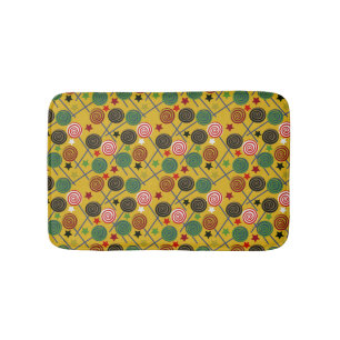 Candy pattern Lollies pattern lollipop 25 Bath Mat