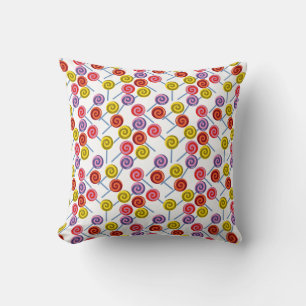 Candy pattern Lollies pattern lollipop 2 Cushion