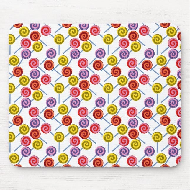 Candy pattern | Lollies pattern | lollipop 2 Mouse Pad (Front)