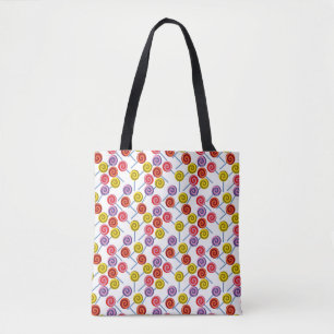 Candy pattern   Lollies pattern   lollipop 2 Tote Bag