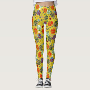 Candy pattern   Lollies pattern   lollipop 30 Leggings