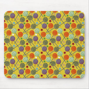 Candy pattern   Lollies pattern   lollipop 30 Mouse Pad