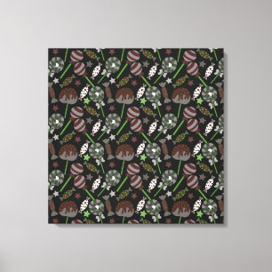 Candy pattern   Lollies pattern   lollipop 31 Canvas Print