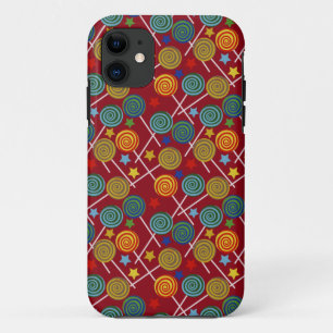 Candy pattern Lollies pattern lollipop 32 Case-Mate iPhone Case