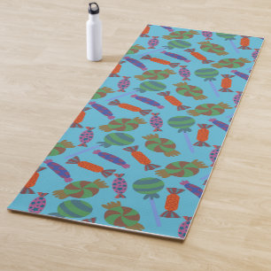 Candy pattern Lollies pattern lollipop 36 Yoga Mat