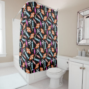 Candy pattern Lollies pattern lollipop 37 Shower Curtain