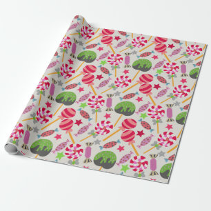 Candy pattern   Lollies pattern   lollipop 38 Wrapping Paper