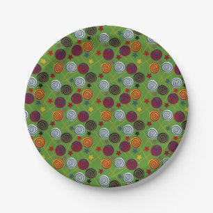 Candy pattern Lollies pattern lollipop 39 Paper Plate