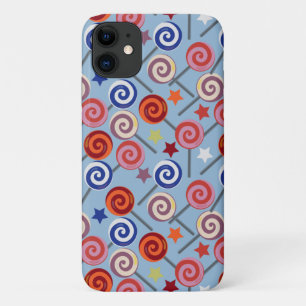 Candy pattern Lollies pattern lollipop 40 Case-Mate iPhone Case