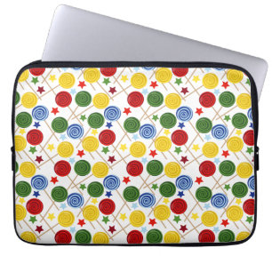 Candy pattern Lollies pattern lollipop 43 Laptop Sleeve