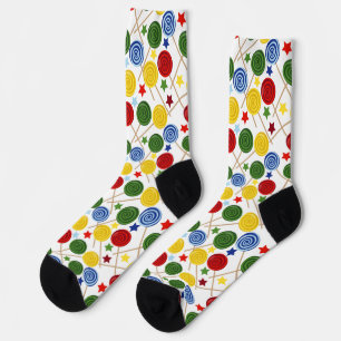 Candy pattern Lollies pattern lollipop 43 Show Socks