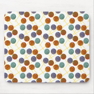 Candy pattern   Lollies pattern   lollipop 47 Mouse Pad