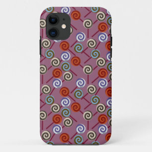 Candy pattern   Lollies pattern   lollipop 49 Case-Mate iPhone Case