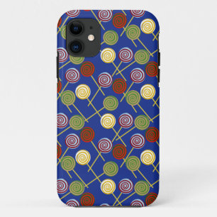 Candy pattern   Lollies pattern   lollipop 4 Case-Mate iPhone Case
