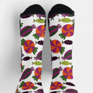 Candy pattern Lollies pattern lollipop 51 Thro Socks