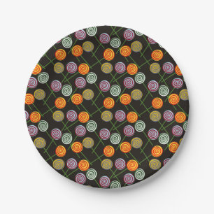 Candy pattern   Lollies pattern   lollipop 52 Paper Plate