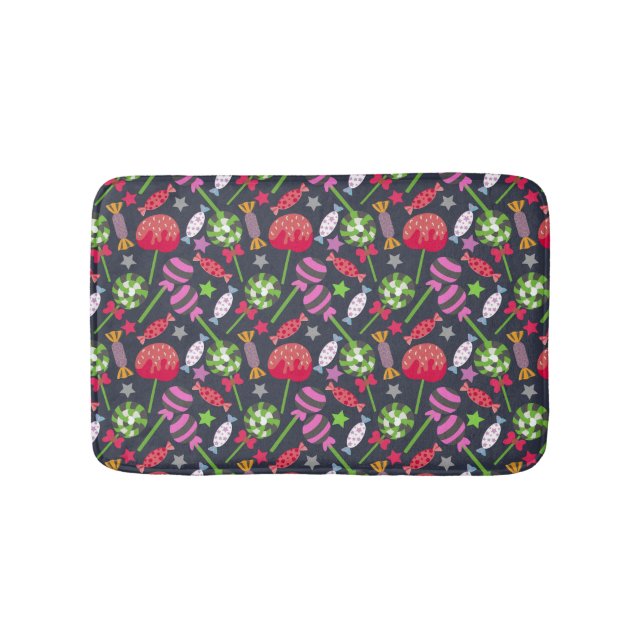 Candy pattern | Lollies pattern | lollipop 53 Bath Mat (Front)