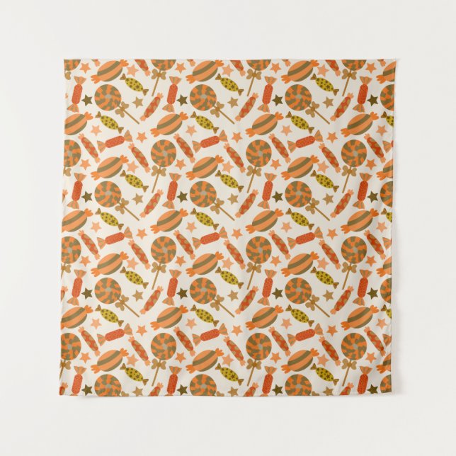 Candy pattern | Lollies pattern | lollipop 54 Tapestry (Front)