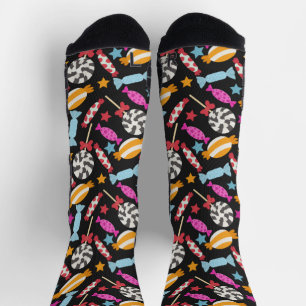 Candy pattern Lollies pattern lollipop 56 Yoga Socks