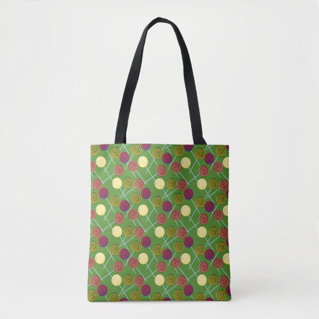 Candy pattern | Lollies pattern | lollipop 58 Tote Bag (Front)