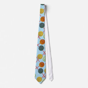 Candy pattern   Lollies pattern   lollipop 5 Tie