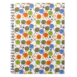 Candy pattern   Lollies pattern   lollipop 61 Notebook