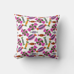 Candy pattern   Lollies pattern   lollipop 6 Cushion