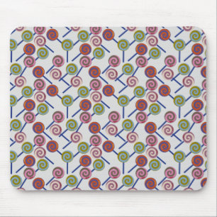 Candy pattern Lollies pattern lollipop 8 Mouse Pad