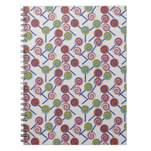 Candy pattern Lollies pattern lollipop 8 Notebook
