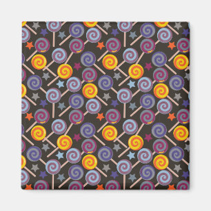 Candy pattern Lollies pattern lollipop 9 Magnet