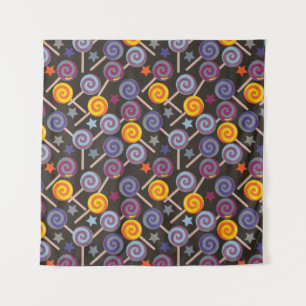 Candy pattern Lollies pattern lollipop 9 Tapestry