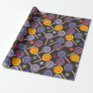 Candy pattern Lollies pattern lollipop 9 Wrapping Paper