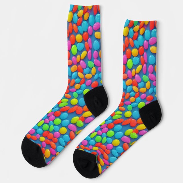 Candy Pattern   Socks (Left)