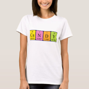 Candy periodic table name shirt