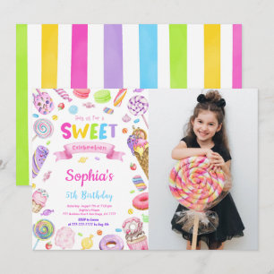 Candy Photo Invitation