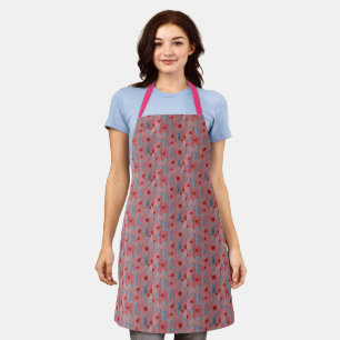 Candy Pink Flowers Apron