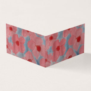 Candy Pink Flowers Greeting Card