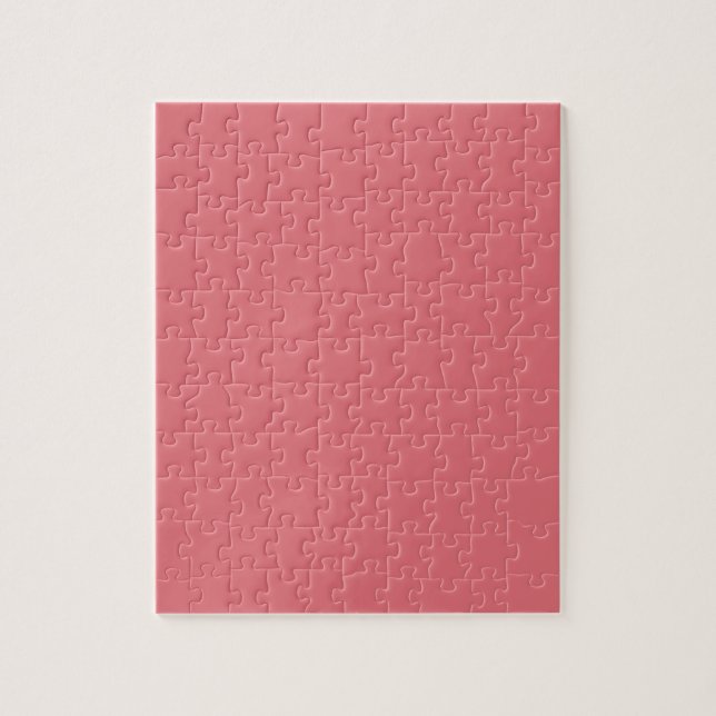 Candy pink (solid color)  jigsaw puzzle (Vertical)
