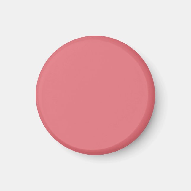 Candy pink (solid color)  magnet (Front)