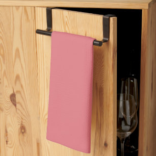 Candy pink (solid colour)  tea towel