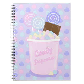 Candy Popcorn Planner Notebook