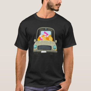 Candy Riding Car Lazy Halloween Costume Trick Or T-Shirt